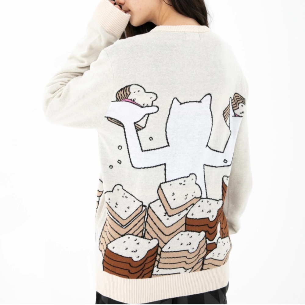 RIPNDIP Get Bread Natural Sweater - Picture 4 of 11